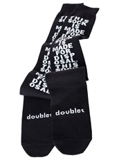 Doublet 'Made For Disposal' socks 219655